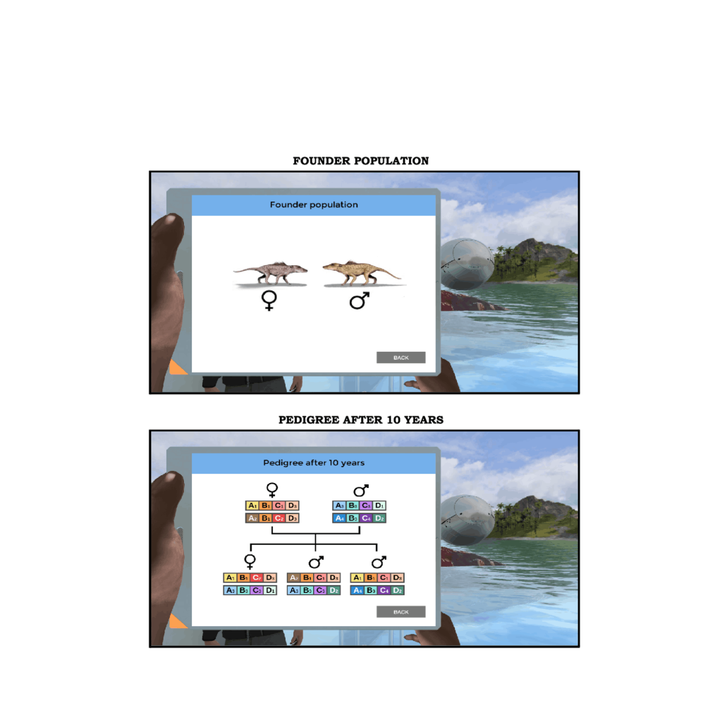 Virtual Lab: Tracing Allele Generations in Evolution