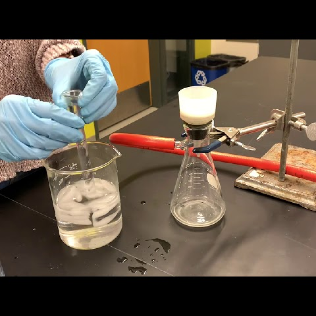 Virtual Lab for Recrystallization: Filtration of Crystals and Melting Point Measurement